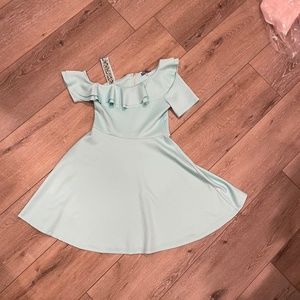 Girls Truly Me Skater Scuba Dress